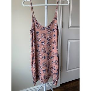 • MIMI CHICA Pink Flower Patterned Summer Dress•